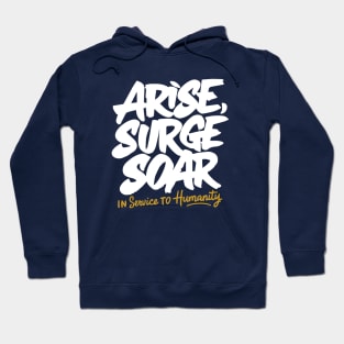 Arise and Render Service to Humanity - Baha'i Faith Hoodie